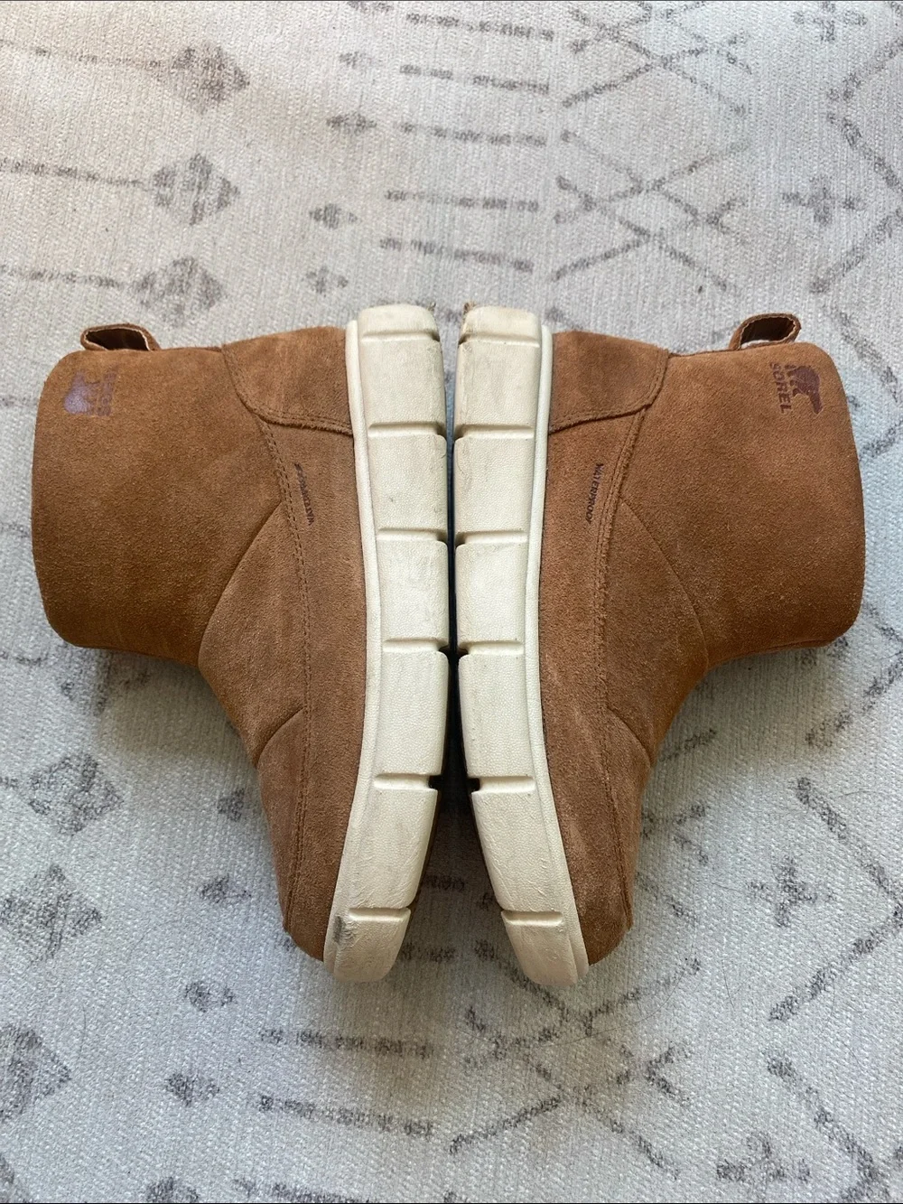 Sorel Kids Brown Suede Waterproof Ankle Boots